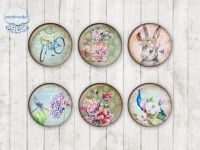 Motiv-Cabochons 1692 25mm (6 Stk)